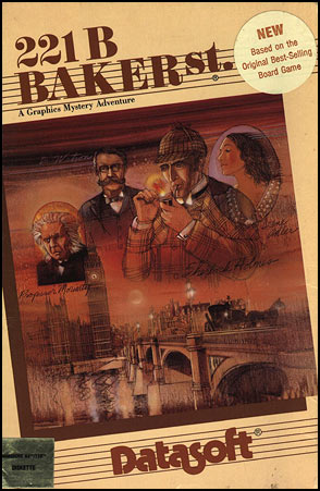 221b Baker Street box art for Commodore 64